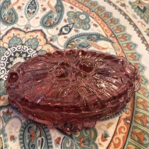 Fenton trinket box with lid
